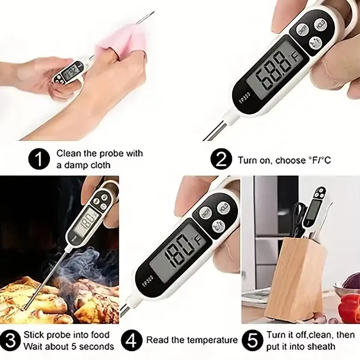 Digital Kitchen Thermometer